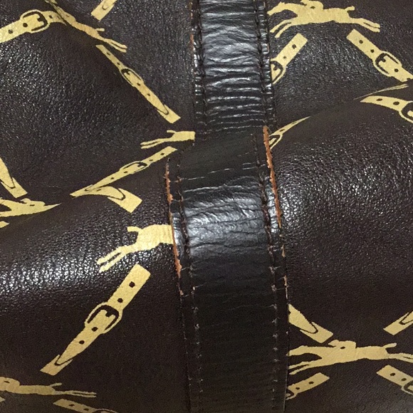 Longchamp vintage brown leather Boston bag - Picture 12 of 16